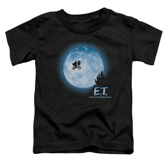 E.T.™ - Toddler Kids T-Shirt (Ages 2-4) - Short Sleeve Toddler Tee - Moon Scene - Officially Licensed - 2T 3T 4T
