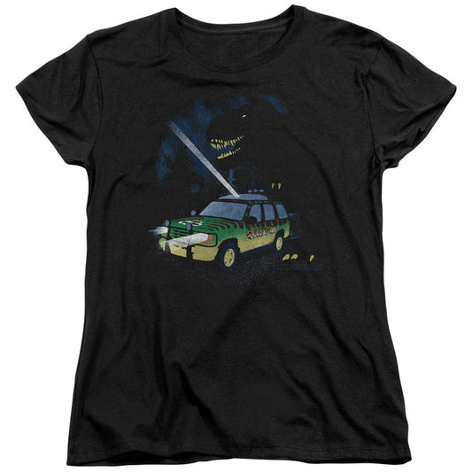 Jurassic Park - Turn It Off Short Sleeve Women's Tee - Forces Of Mankind