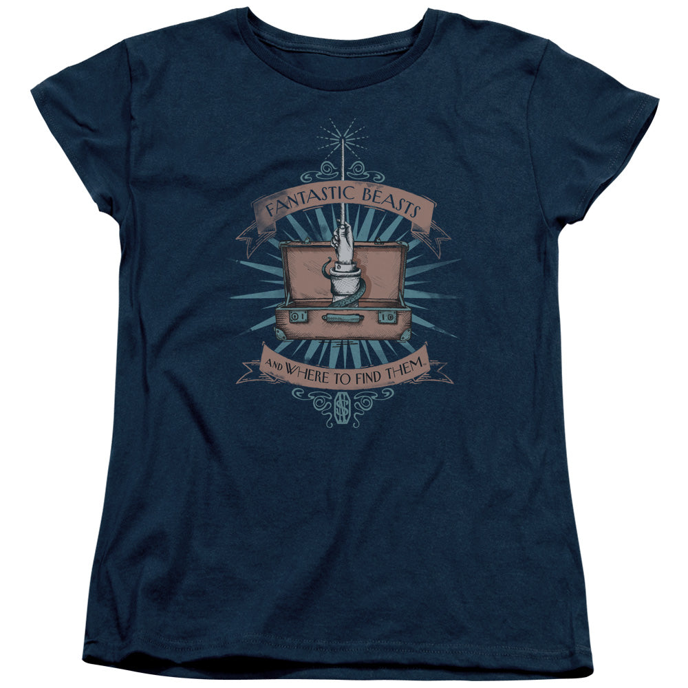 Fantastic Beasts - Briefcase Short Sleeve Women's Tee - Forces Of Mankind