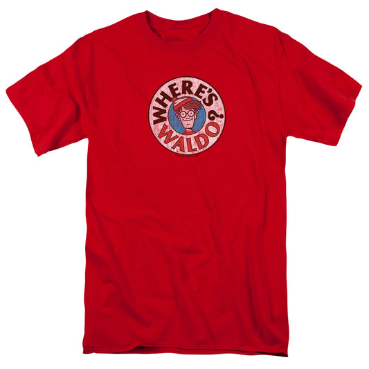 Where's Waldo™ Shirt - Officially Licensed - Waldo Logo - Adult Unisex Short Sleeve T-Shirt