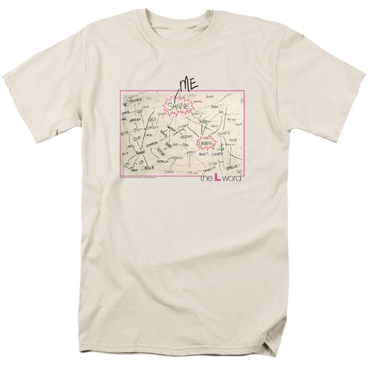 The L Word™ Shirt TV Show Series - Officially Licensed - Adult Unisex Short Sleeve T-Shirt - Chart