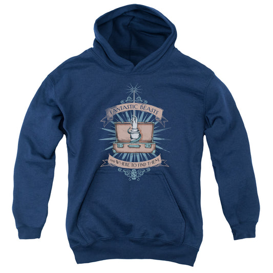 Fantastic Beasts - Briefcase Youth Pull Over Hoodie - Forces Of Mankind