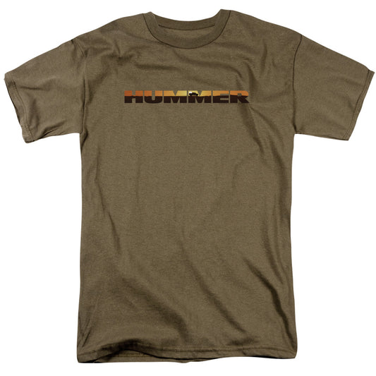 Hummer™ Shirt - Officially Licensed - Hummer Sunset Logo - Adult Unisex Short Sleeve T-Shirt