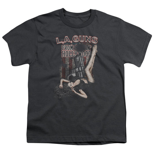 L.A. Guns™ Youth Kids Shirt (Ages 7+) - Officially Licensed - From Hollywood - Youth Short Sleeve T-Shirt - S M L XL