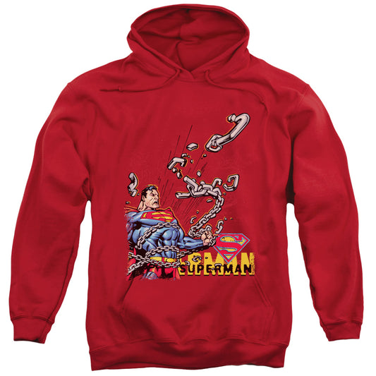 Superman - Breaking Chains - Unisex Adult Pull Over Hoodie
