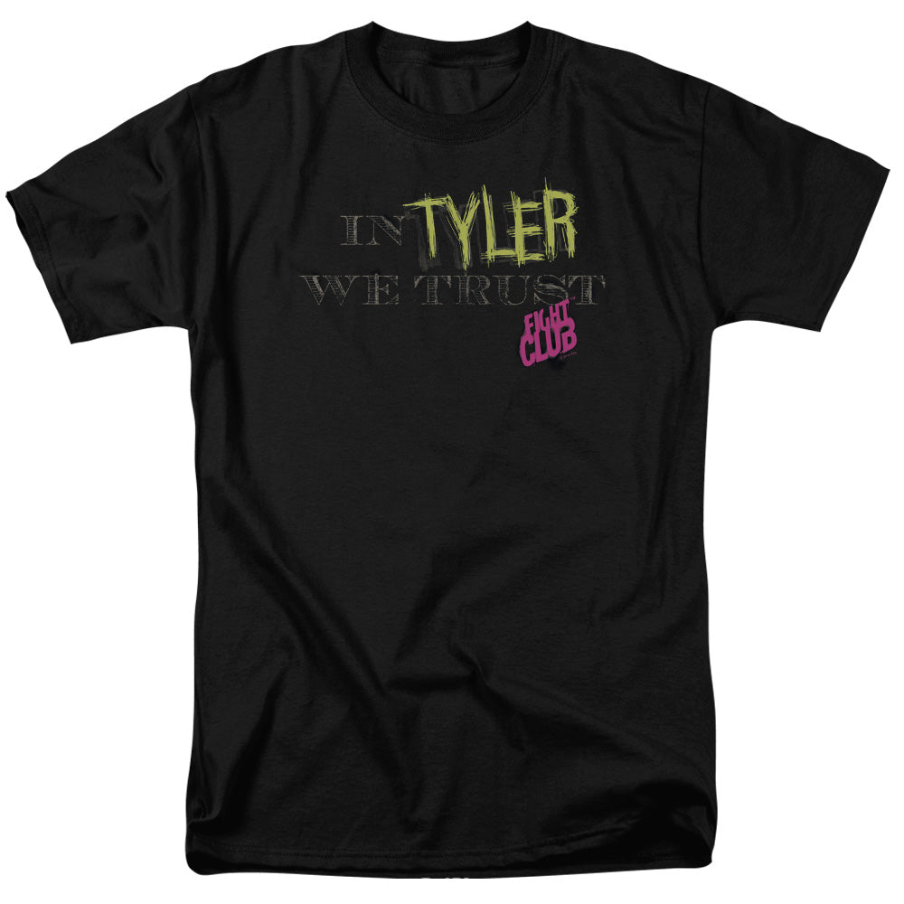 Fight Club™ Shirt - Officially Licensed - In Tyler We Trust - Adult Unisex Short Sleeve T-Shirt