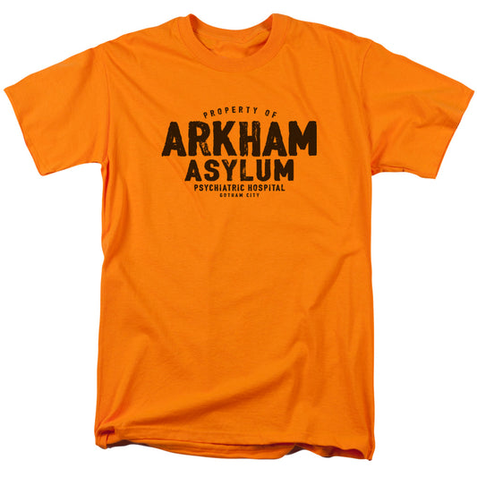 Batman™ Arkham Asylum Shirt - Officially Licensed - Property Of Arkham Asylum - Adult Unisex Short Sleeve T-Shirt
