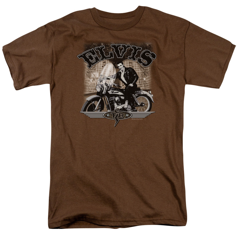 Elvis Presley™ Shirt - Officially Licensed - Adult Unisex Short Sleeve T-Shirt - Tcb Cycle