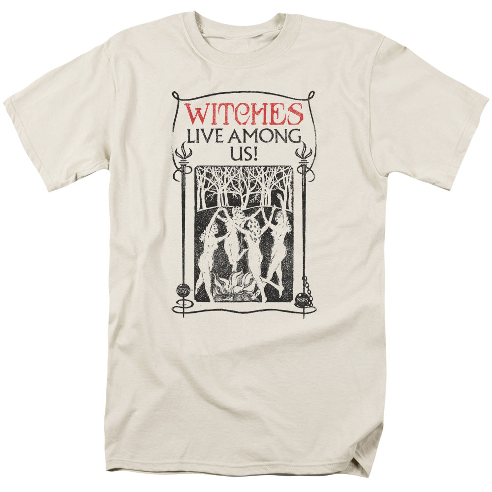 Fantastic Beasts™ Movie Shirt - Officially Licensed - Witches Live Among Us - Adult Unisex Short Sleeve T-Shirt