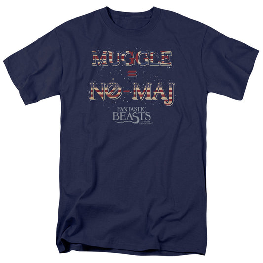 Fantastic Beasts™ Movie Shirt - Officially Licensed - Uk Us No Maj - Adult Unisex Short Sleeve T-Shirt
