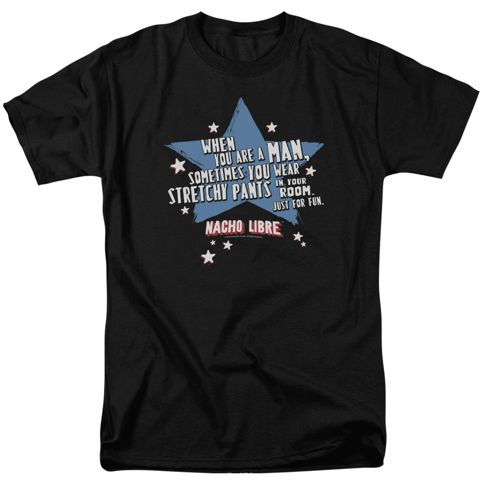 Nacho Libre™ Movie Shirt - Officially Licensed - Adult Unisex Short Sleeve T-Shirt - Stretchy Pants