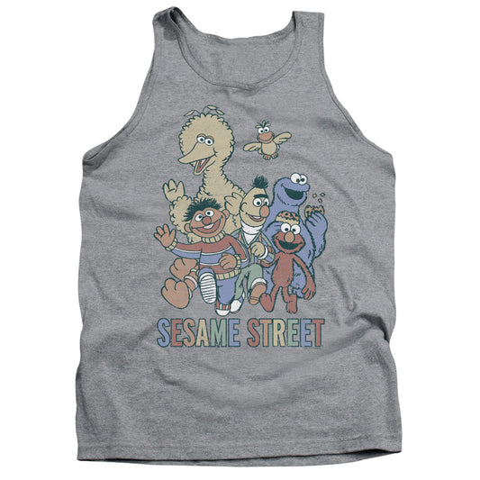 Sesame Street™ Tank Top - Adult Unisex Tank Top - Colorful Group - Officially Licensed - S M L XL 2X