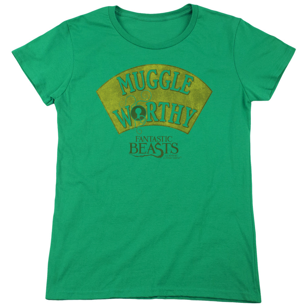 Fantastic Beasts - Muggle Worthy Short Sleeve Women's Tee - Forces Of Mankind