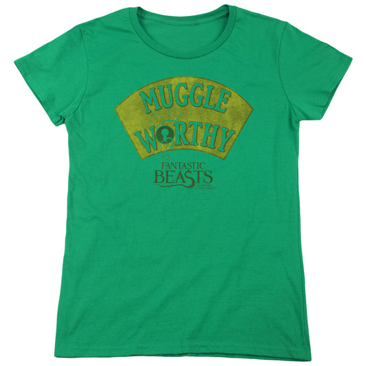 Fantastic Beasts - Muggle Worthy Short Sleeve Women's Tee - Forces Of Mankind
