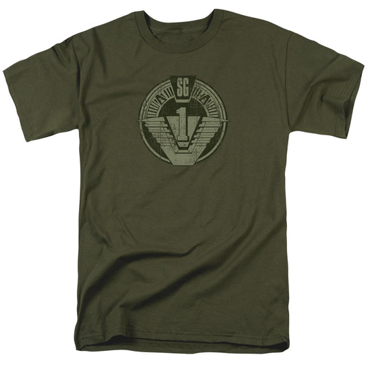 Stargate SG-1™ Shirt - Officially Licensed - Adult Unisex Short Sleeve T-Shirt - Sg1 Distressed