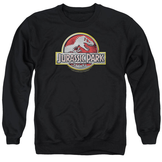 Jurassic Park - Logo Adult Crewneck Sweatshirt - Forces Of Mankind