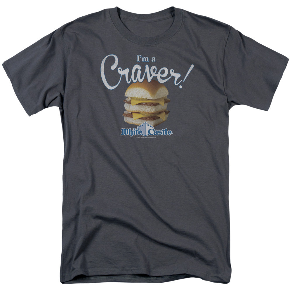 White Castle™ Shirt - Officially Licensed - Craver - Fast Food Restaurant - Adult Unisex Short Sleeve T-Shirt