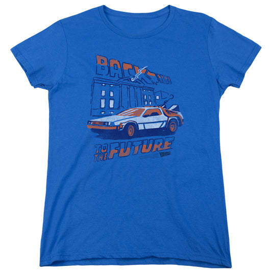 Back To The Future - Lightning Strikes Short Sleeve Women's Tee - Forces Of Mankind