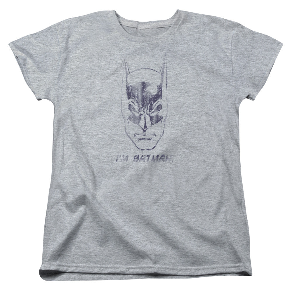 Batman - I'm Batman Short Sleeve Women's Tee - Forces Of Mankind