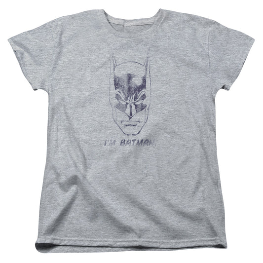 Batman - I'm Batman Short Sleeve Women's Tee - Forces Of Mankind
