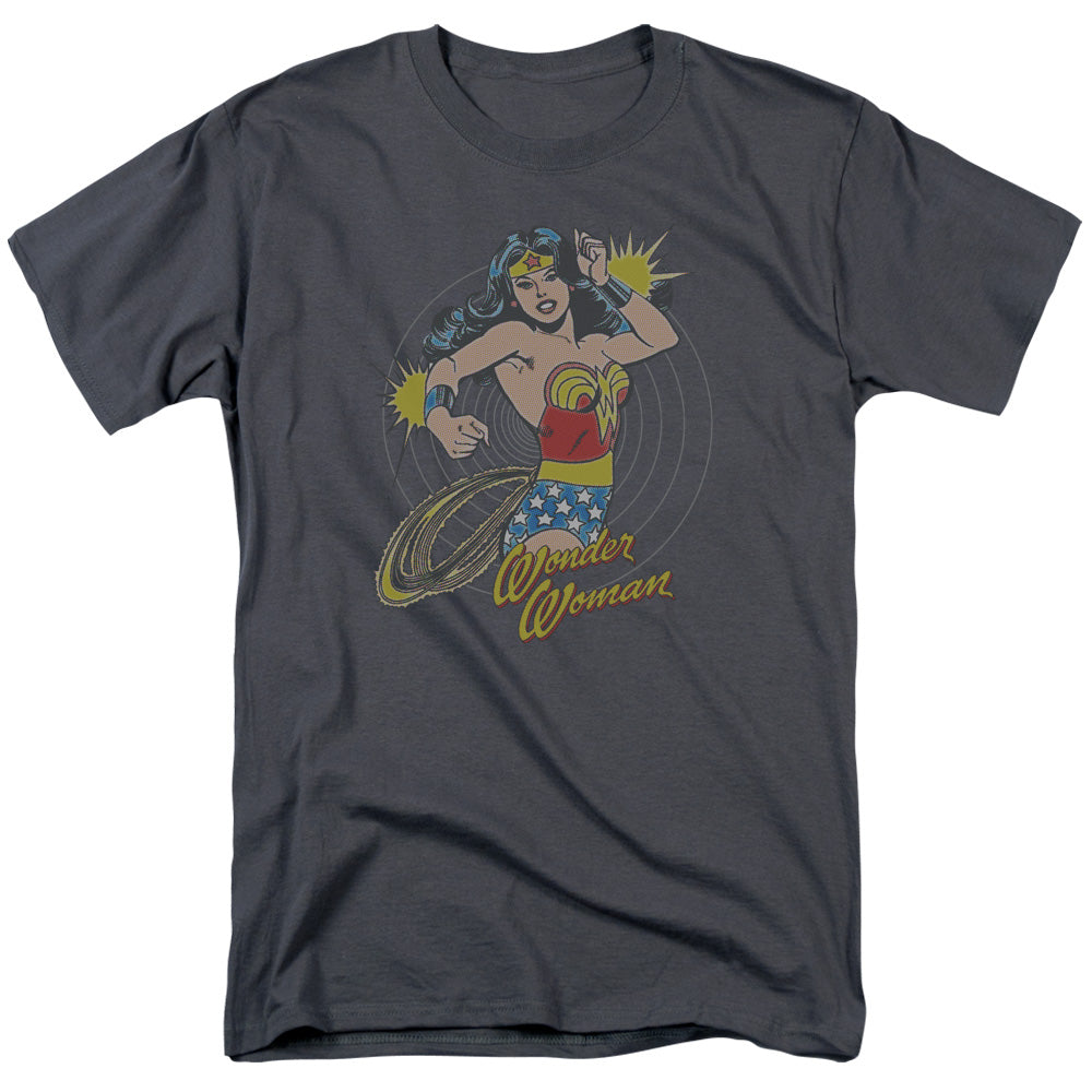 Wonder Woman™ Shirt - Officially Licensed - Spinning - Adult Unisex Short Sleeve T-Shirt