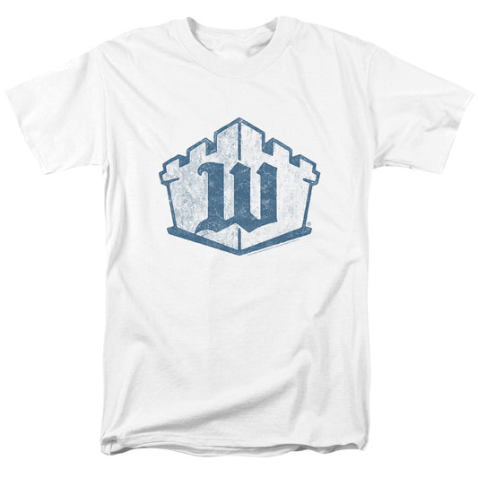 White Castle™ Shirt - Officially Licensed - Monogram - Fast Food Restaurant - Adult Unisex Short Sleeve T-Shirt