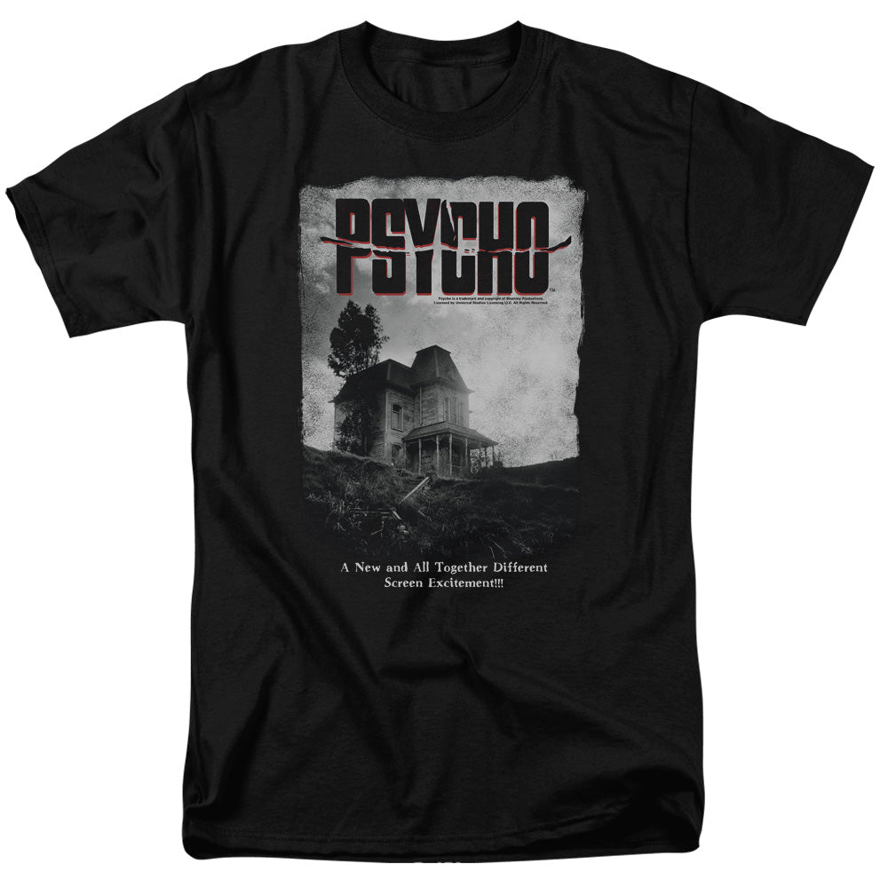 Psycho™ Horror Movie Shirt - House Poster - Officially Licensed - Adult Unisex Short Sleeve T-Shirt