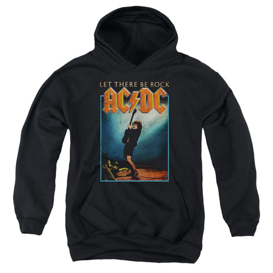 Acdc - Let There Be Rock Youth Pull Over Hoodie - Forces Of Mankind