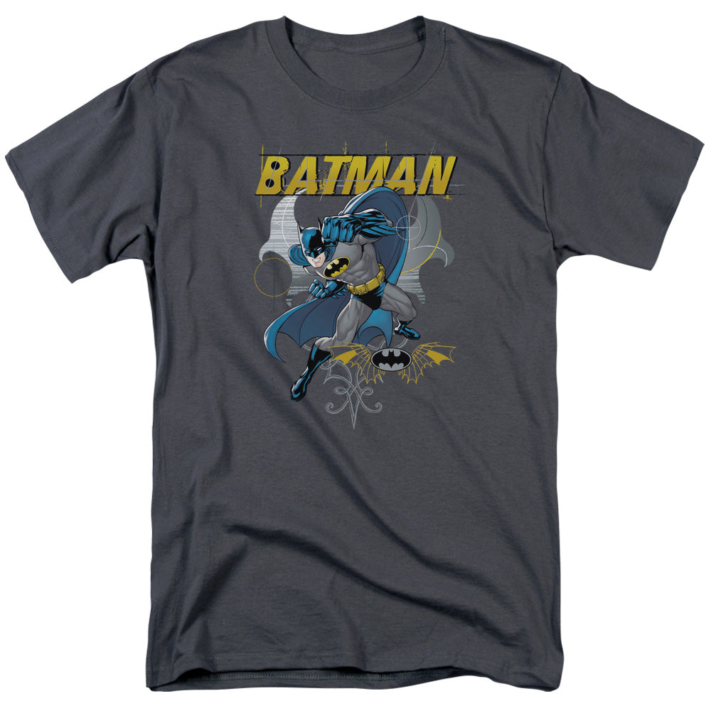 Batman™ Shirt - Officially Licensed - Urban Gothic - Vintage Batman Shirt - Adult Unisex Short Sleeve T-Shirt
