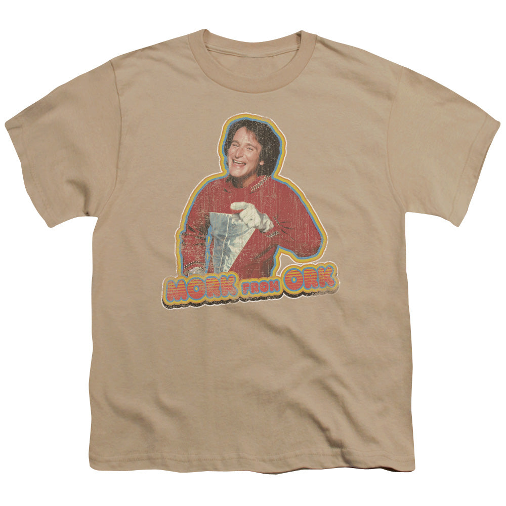 Mork & Mindy - Youth Kids T-Shirt (Ages 7+) - Short Sleeve Youth T Shirt - Mork Iron On - Officially Licensed - S M L XL