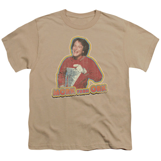 Mork & Mindy - Youth Kids T-Shirt (Ages 7+) - Short Sleeve Youth T Shirt - Mork Iron On - Officially Licensed - S M L XL
