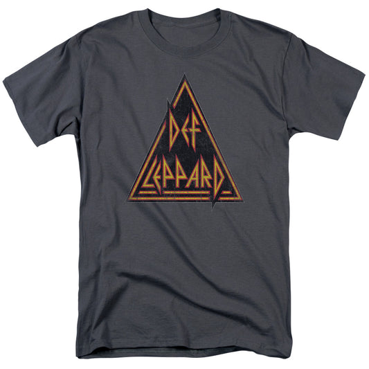 Def Leppard™ Rock Band Shirt - Officially Licensed - Adult Unisex Short Sleeve T-Shirt - Distressed Logo