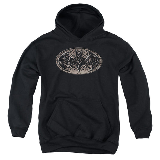 Batman - Bio Mech Bat Shield Youth Pull Over Hoodie - Forces Of Mankind