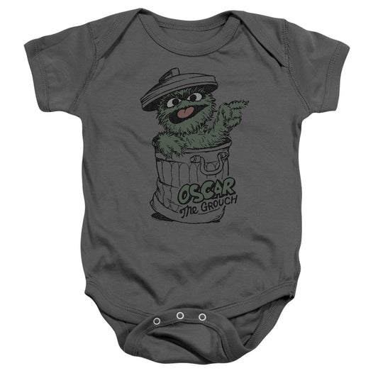 Sesame Street™ - Early Grouch - Infant Snapsuit - Baby Onesie - Baby Shower Gift - Rock Baby - Punk Baby - Bodysuit - Officially Licensed