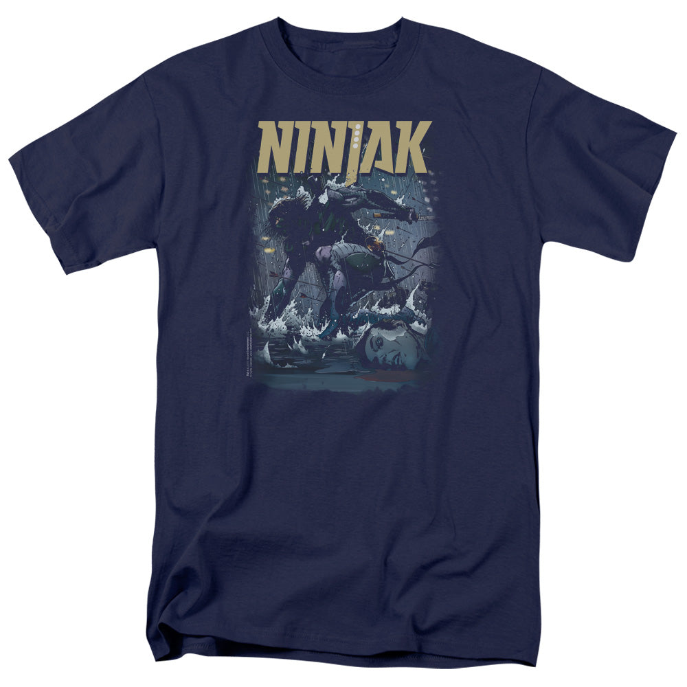Ninjak Valiant Comics Shirt - Rainy Night Ninjak - Unisex Adult Short Sleeve T-Shirt