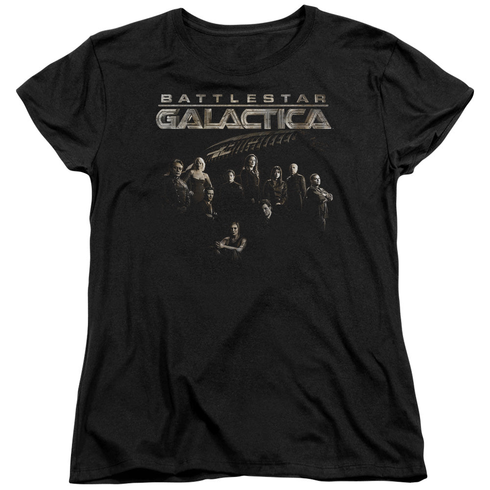 Battlestar Galactica™ Womens Shirt - Officially Licensed - Loose Fit - Battle Cast - Short Sleeve Women's T-Shirt