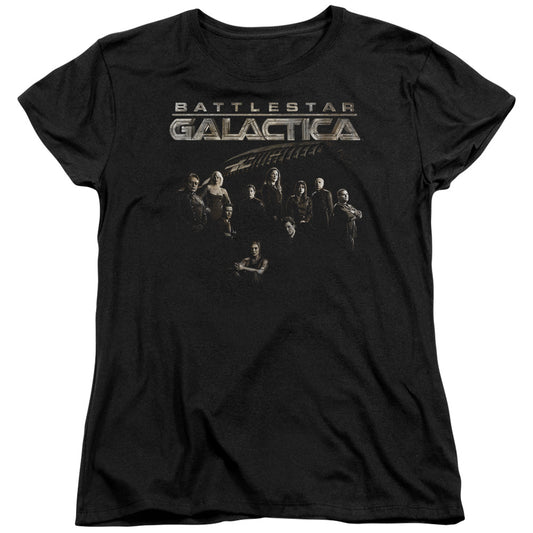 Battlestar Galactica™ Womens Shirt - Officially Licensed - Loose Fit - Battle Cast - Short Sleeve Women's T-Shirt