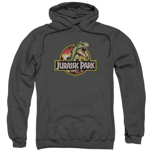 Jurassic Park - Retro Rex Adult Pull Over Hoodie - Forces Of Mankind