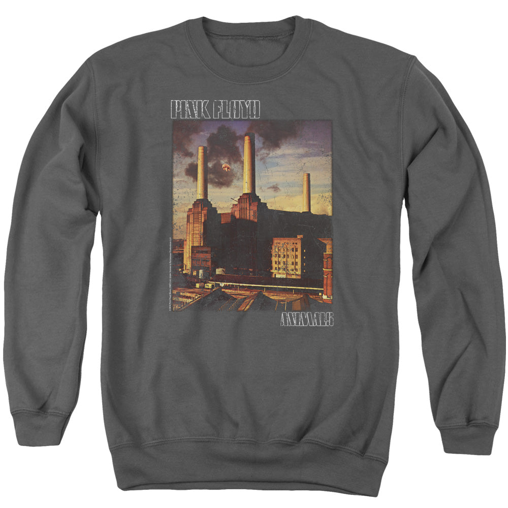 Pink Floyd™ Sweatshirt - Officially Licensed - Faded Animals - Unisex Adult Crewneck Sweatshirt
