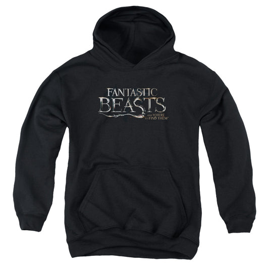 Fantastic Beasts - Logo Youth Pull Over Hoodie - Forces Of Mankind