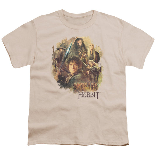 The Hobbit™ - Youth Kids T-Shirt (Ages 7+) - Short Sleeve Youth T Shirt - Collage - Short Sleeve Youth T-Shirt