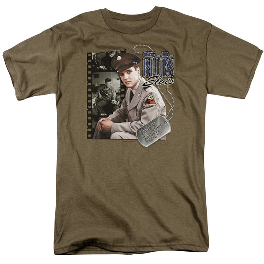 Elvis Presley™ Shirt - Officially Licensed - Adult Unisex Short Sleeve T-Shirt - Gi Blues
