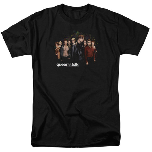 Queer As Folk™ TV Show Shirt - Officially Licensed - Title - Unisex Adult Short Sleeve T-Shirt