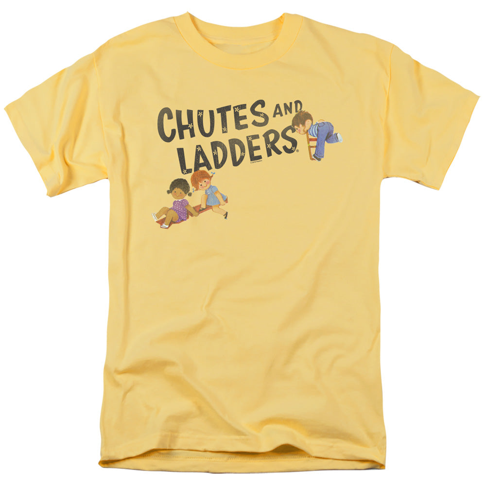 Chutes And Ladders™ Game Shirt - Officially Licensed - Logo - Adult Unisex Short Sleeve T-Shirt