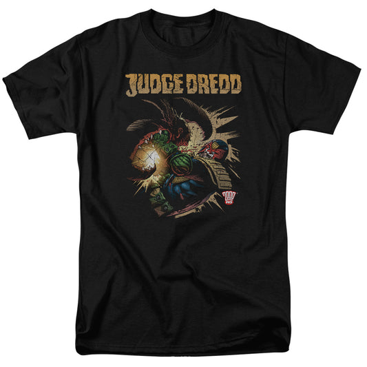 Judge Dredd™ Comic Shirt - Officially Licensed - Adult Unisex Short Sleeve T-Shirt - Blast Away
