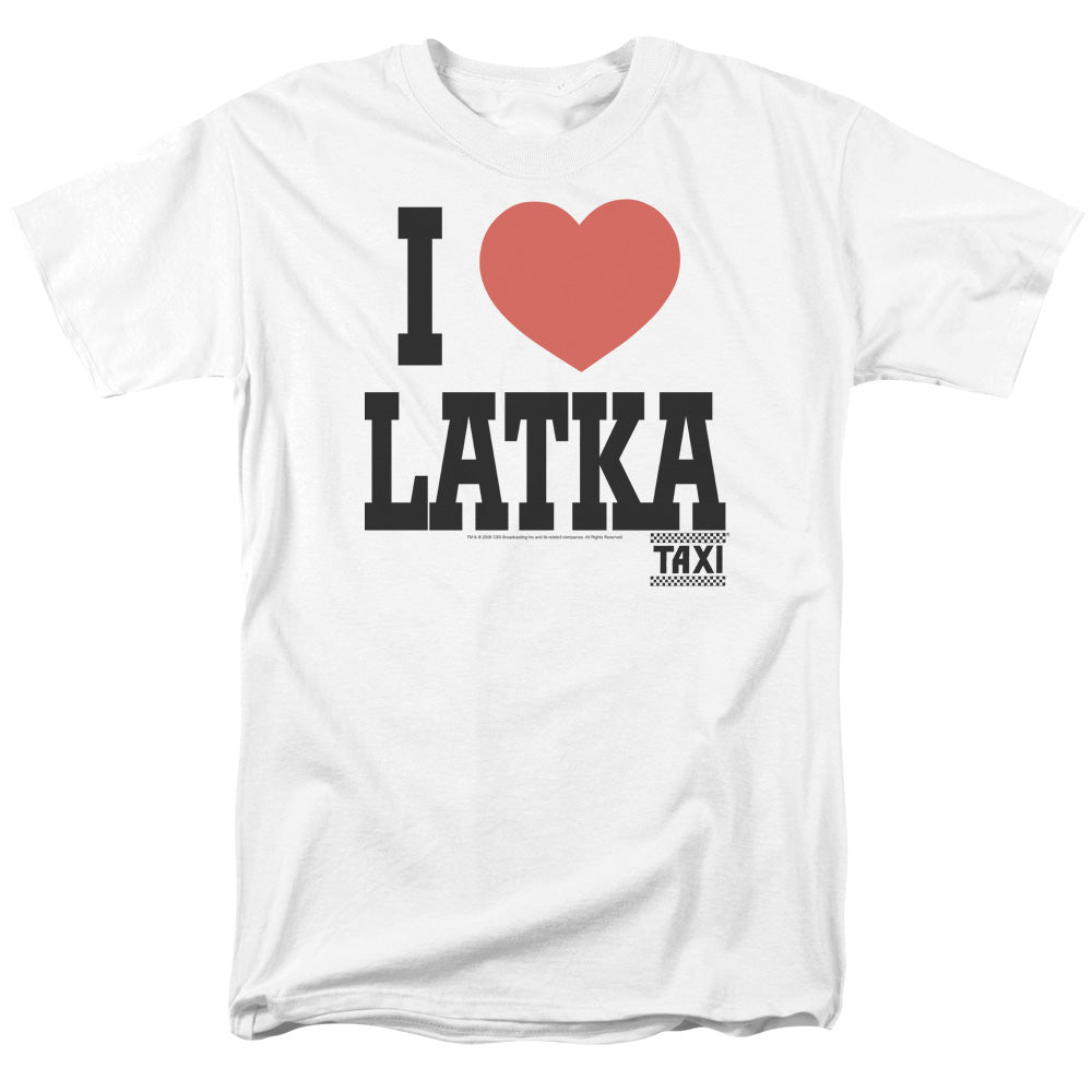 Taxi™ TV Show Shirt - Officially Licensed - Adult Unisex Short Sleeve T-Shirt - I Heart Latka