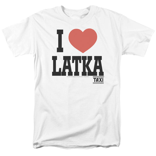 Taxi™ TV Show Shirt - Officially Licensed - Adult Unisex Short Sleeve T-Shirt - I Heart Latka