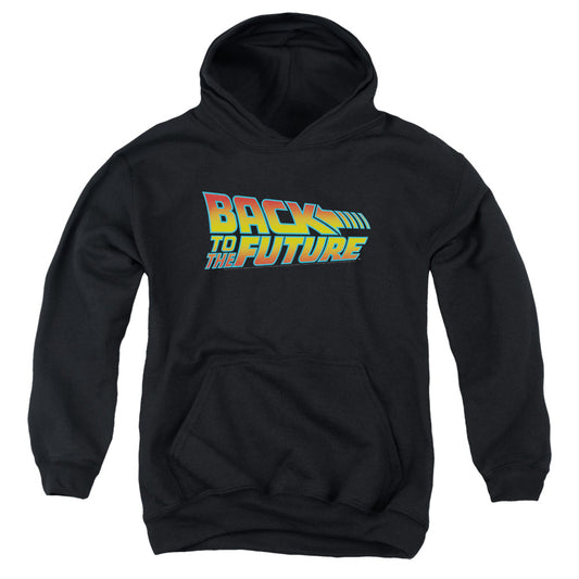 Back To The Future - Logo Youth Pull Over Hoodie - Forces Of Mankind