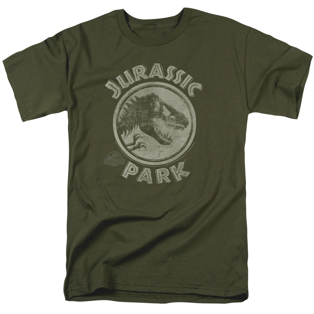 Jurassic Park™ Shirt Vintage - Officially Licensed - Jp Stamp - Adult Unisex Short Sleeve T-Shirt