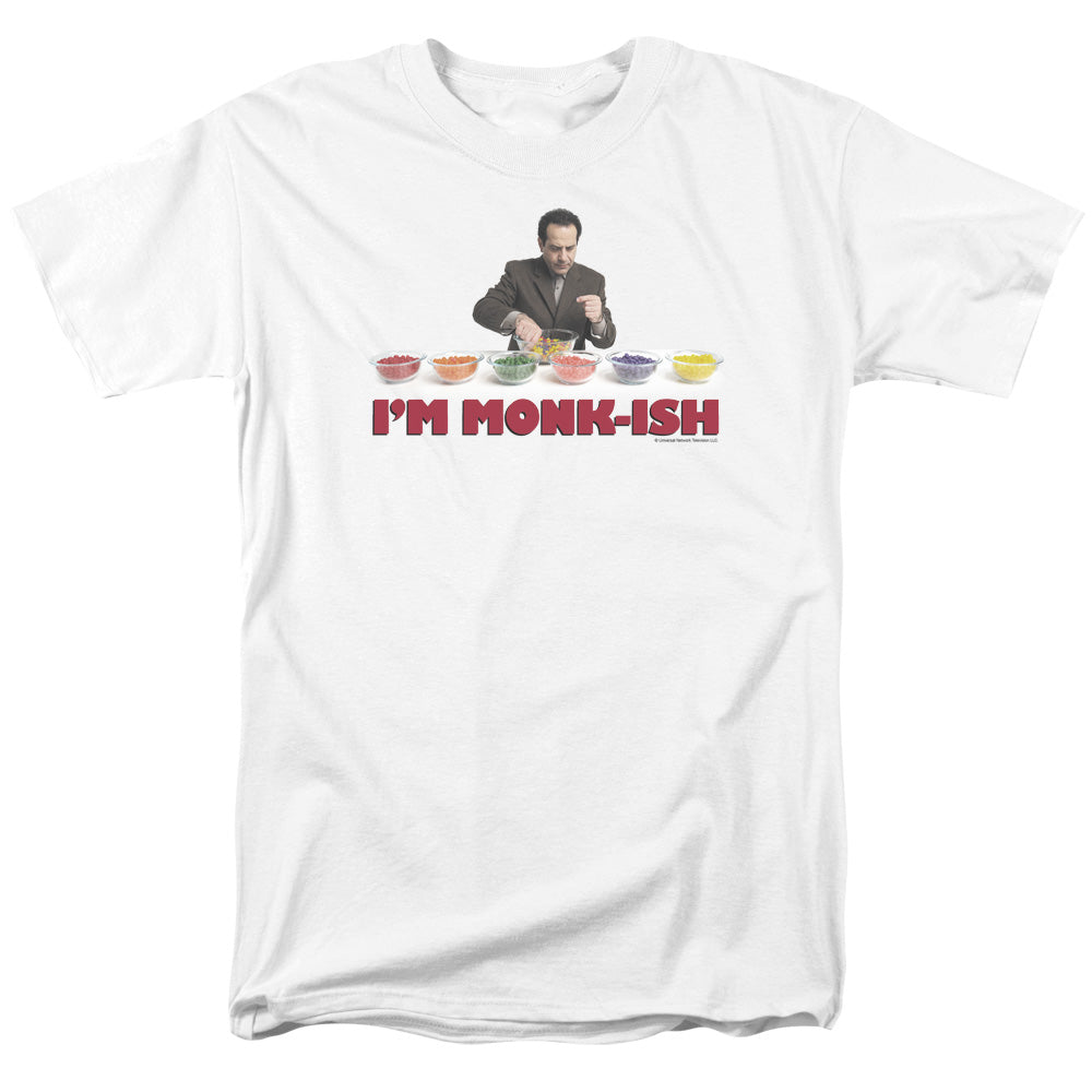 Monk™ TV Show Shirt - Officially Licensed - I'm Monk Ish - Adult Unisex Short Sleeve T-Shirt